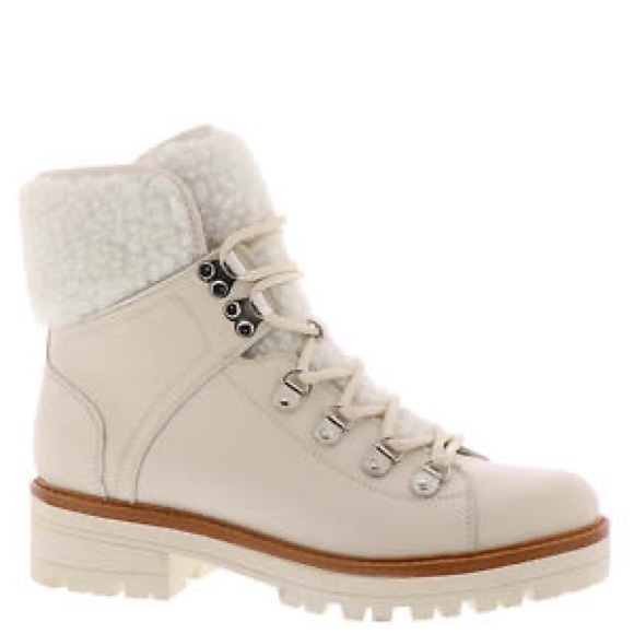 Marc Fisher | Shoes | Nwt Marc Fisher Isalia Shearling Combat Boot ...